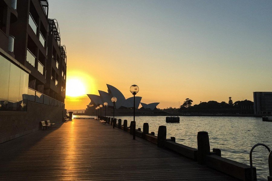 Sonnenuntergang in Sydney