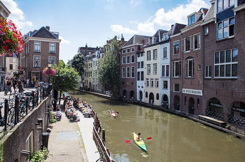 Utrecht mit dem Kanu entdecken