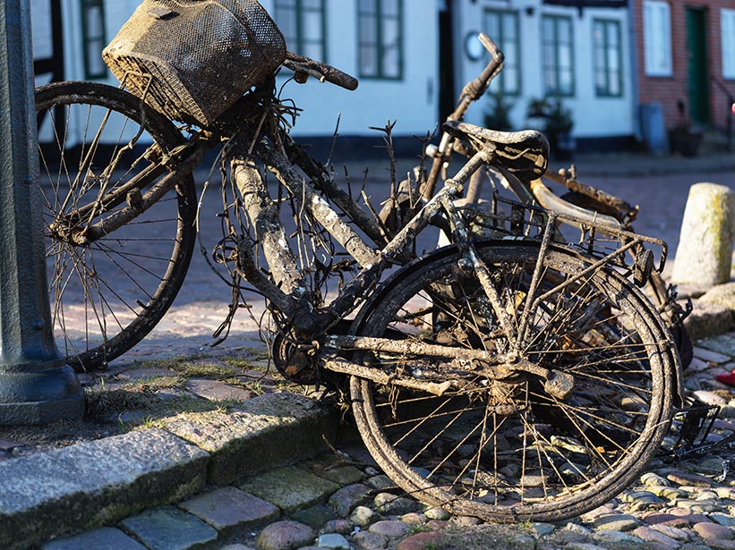 Hasselblad Digital Foto: altes Fahrrad