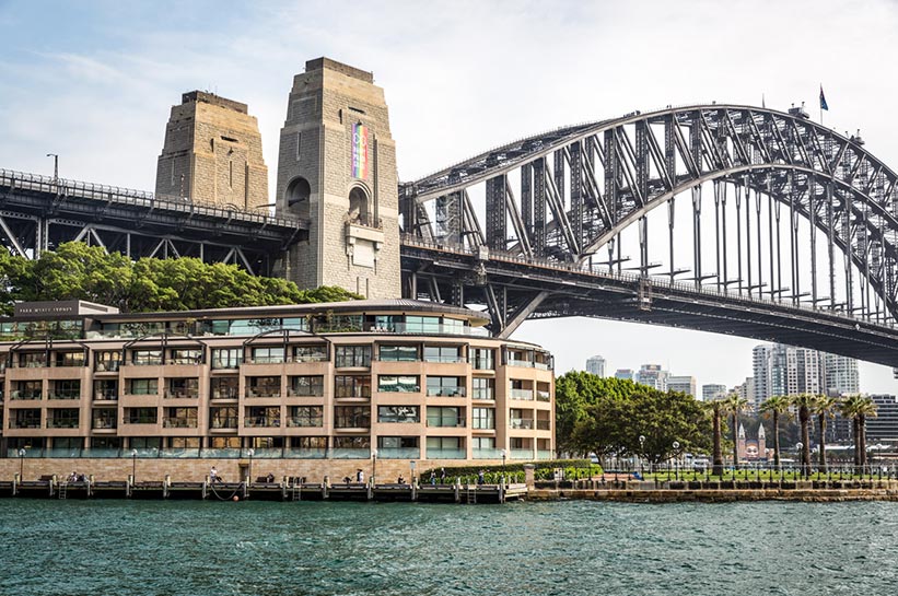 Luxushotel in Sydney: Park Hyatt Sydney Brücke