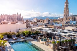 Boutique Hotels Mallorca Dachterrasse mit Pool San Francesc Hotel