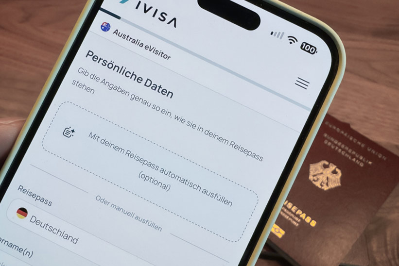 iVisa-eVisitor-Australien iVisa eVisitor Australien beantragen mit App